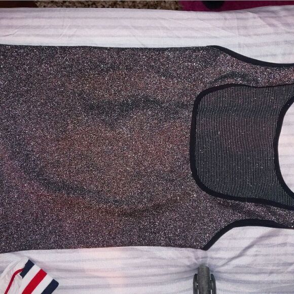 Sparkle✨️glitter crop top Photos do not do justice Osfa - Picture 1 of 2